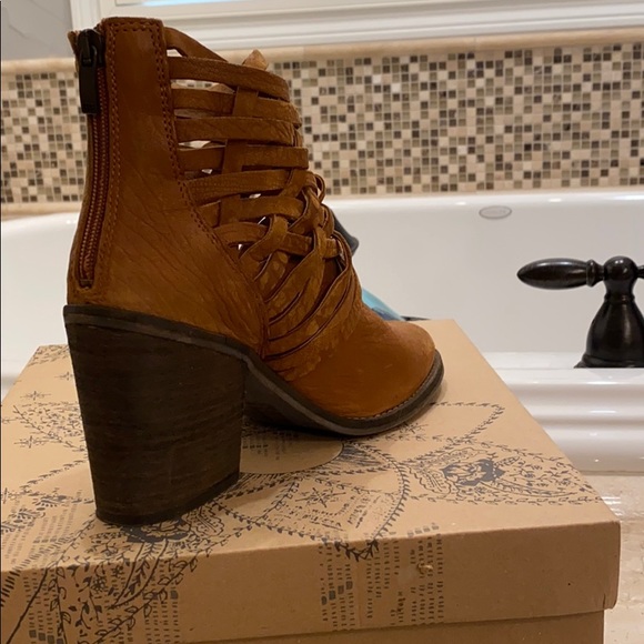 Free people bootie - boot Carrera heel - Picture 3 of 4
